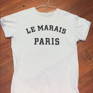 Pale gray T-shirt- ZARA